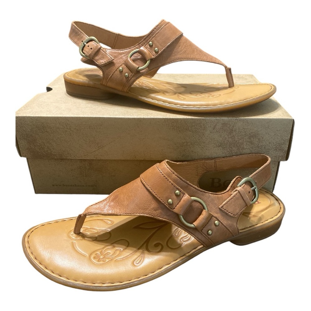 Born leather sandals size 40.5/9 women’s